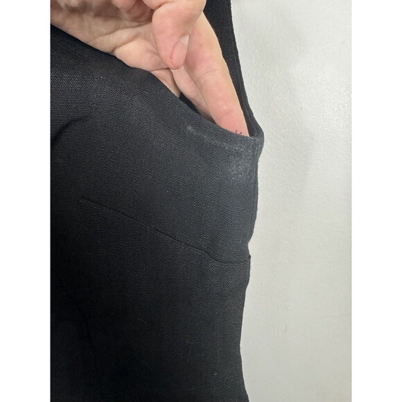 Dolce & Gabbana Black Bodycon Textured Mini Dress Sleeveless Size 40 - Picture 4 of 16